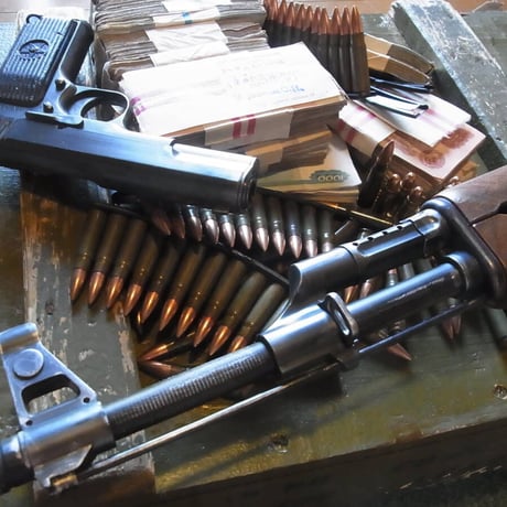 7.62x39mm SKS(Самозарядный карабин Симонова) 10 Round Clip 1個黒