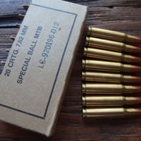 7.62x51mm Special Ball M118 Long Range Open tip MACH Case1個