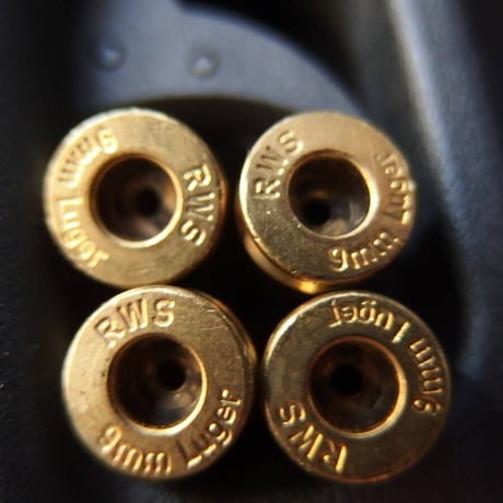 9mm LUGER 115 Grain RNFMJ Brass R.W.S. Case 17 Round magazine SET
