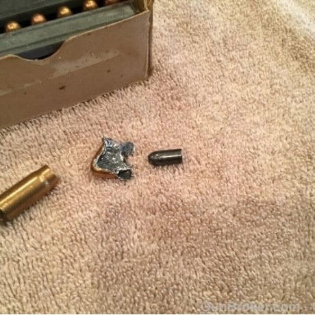 7.62x25mm 1952年 Czech 84 Grain Steel core brass case 1発