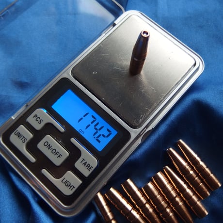 .308 DIA sauvestre BATTUE 175グレイン銅合金弾（ステンレスピン）1発