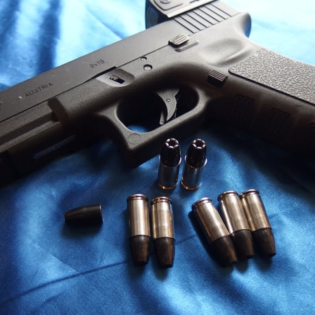 9mm LUGER 147Gr. Black Talon WIN Nickel Case 1個