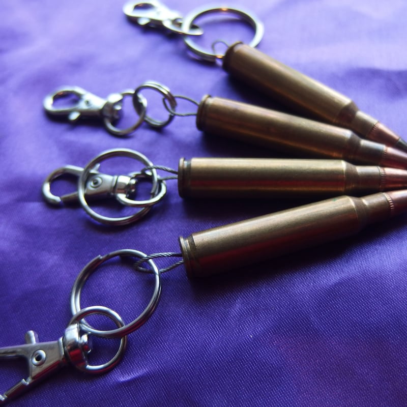 5.56x45mm M855A1(AP bullet) 62Grain Keyring 1個
