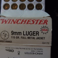9mm Luger Winchester Once Fired Case 50個と箱トレイ