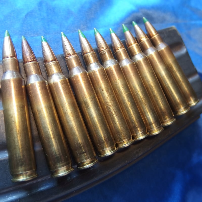 5.56x45 NATO M855 Green Tip 62 Gr. LC1X Case 1個