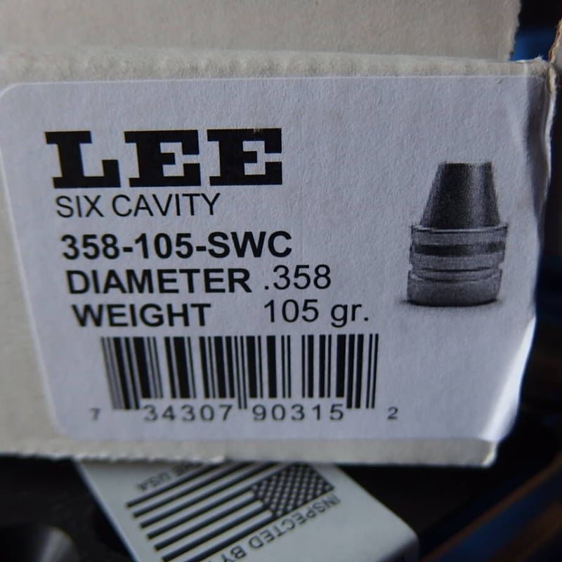 LEE MOLD 358-105-SWC SIX CAVITY