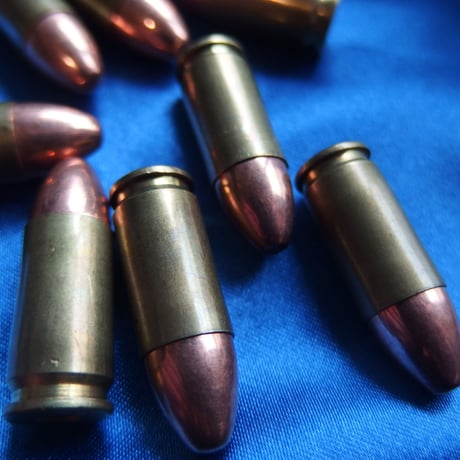 9mm LUGER 115 Grain RNFMJ Brass Case (GFL/RWS/WCC/WIN) 1個