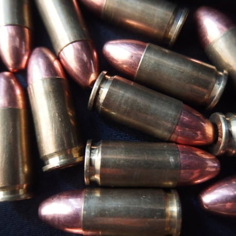 9mm LUGER 115 Grain RNFMJ Brass R.W.S. Case 17 Round magazine SET