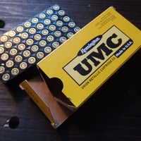 9mm Luger Remington UMC Once Fired Case 50個と箱トレイ