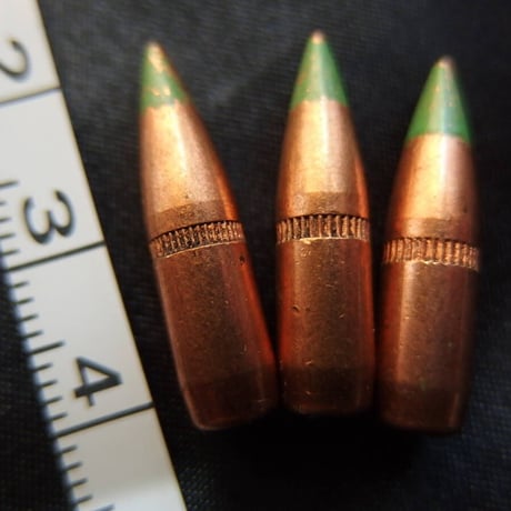 5.56mm M855 62 Grain Green tip bullets 3個組