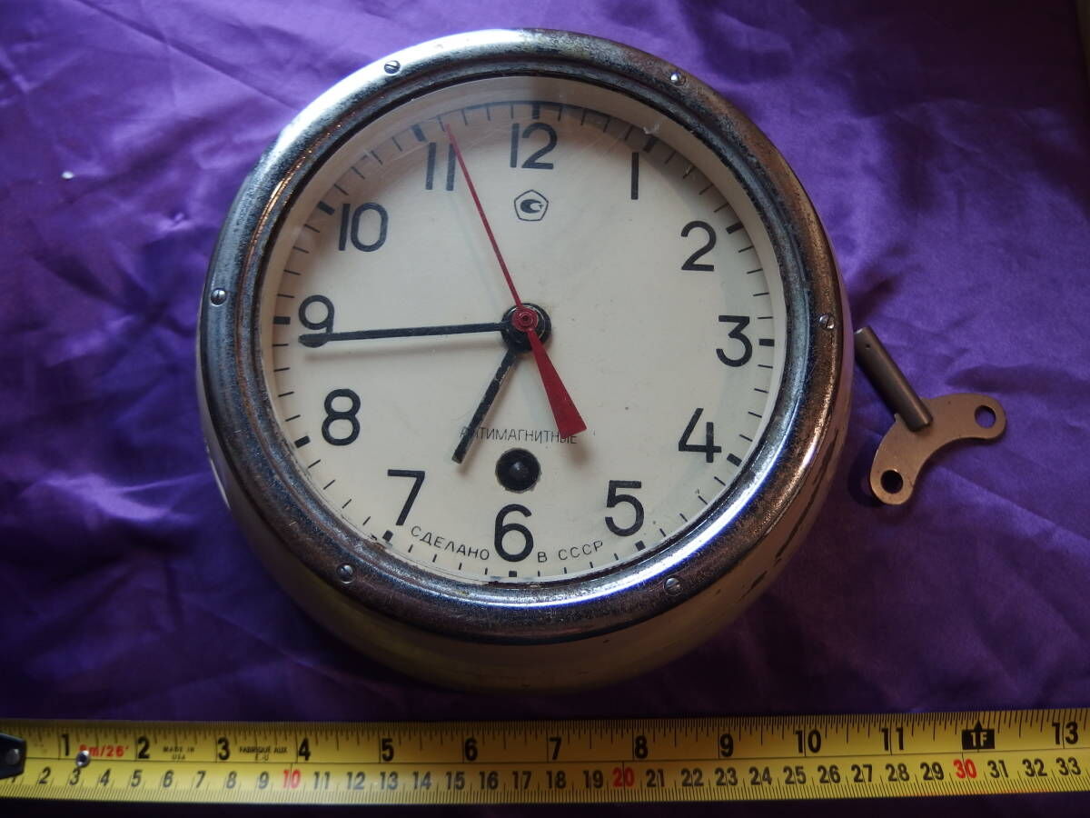 旧ソ連/ロシア製 潜水艦 航空機 時計 USSR 129CHS-55M 機械式 旧ソ連