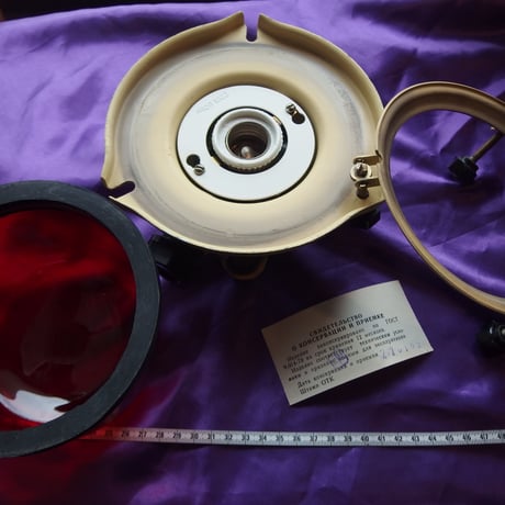 USSR 641B型潜水艦ソム(Сом) 艦内赤ランプ383Y新品(30)triuvic