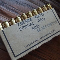 7.62x51mm NATO SIERRA 150 Gr. FMJBT LC 85 Case1個