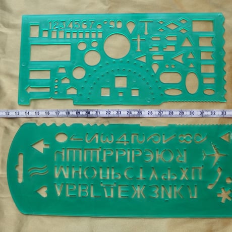 Soviet 製図テンプレート2枚組