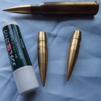 .408 CheyTac Solid Brass 400 Gr. Bullet 1個