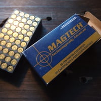 .45 ACP MAGTECH Once Fired Case 50個と箱トレイ