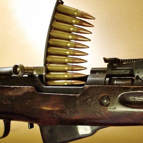 7.62x39mm SKS(Самозарядный карабин Симонова) 10 Round Clip 1個黒