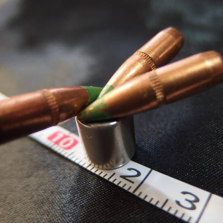 5.56mm M855 62 Grain Green tip bullets 3個組