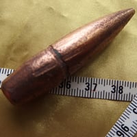 .50 BMG FIRED BULLET(5) M2 ball Armor-Piercing 690 Grain