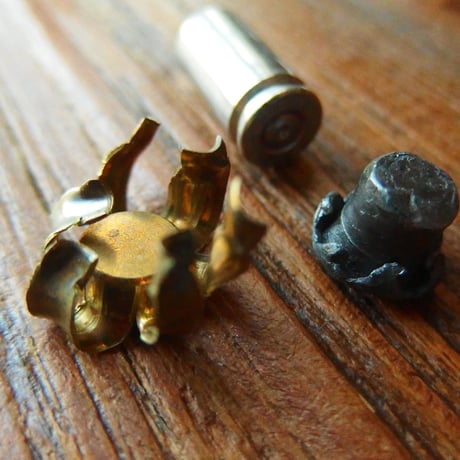 FIRED Bullet & Case Remington Golden saber 9mm (1)