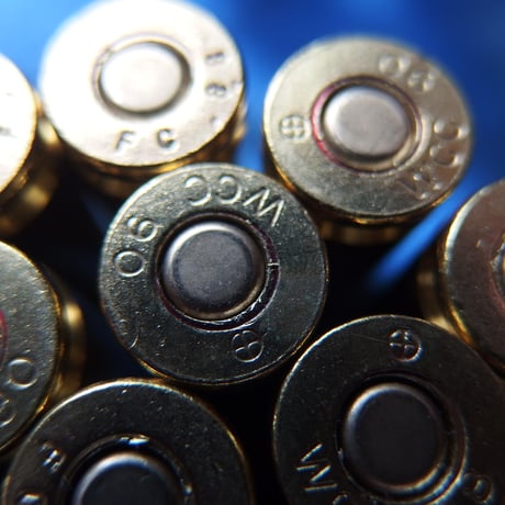 9mm NATO Once Fired Brass Primed Case 1個