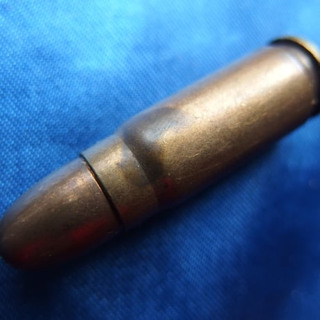7.62x25mm 1952年 Czech 84 Grain Steel core brass case 1発