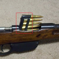 8x56R Mannlicher 5 Round Clip USED stamp HA №