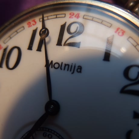 1991年ロシア Molnija 3602 SHIP懐中時計18石 O/H済み