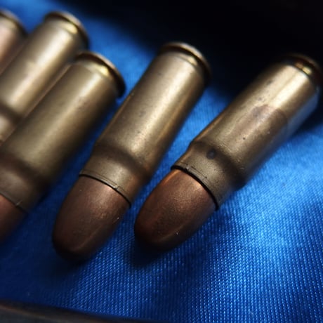 7.62x25mm 1953年 Poland 84 Grain Steel core brass case 1発