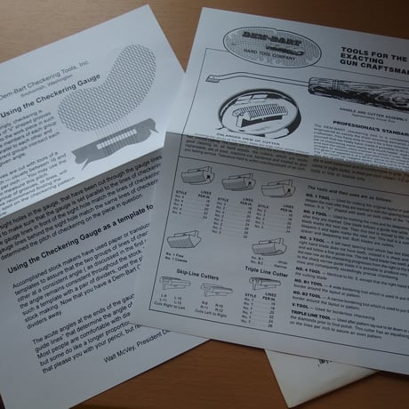 DEM-BART CHECKERRING GAUGE 1組