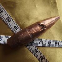 .50 BMG FIRED BULLET(6) M2 ball Armor-Piercing 690 Grain
