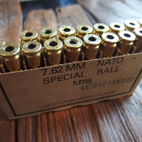 7.62x51mm NATO SIERRA 150 Gr. FMJBT LC 85 Case1個
