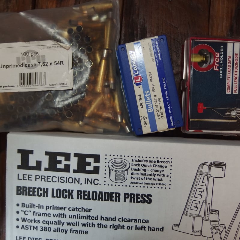 実弾　空箱　7.62×54R　5箱 7.62x54R 7N1(Sniper rounds​) Spam can 付き木箱(5)