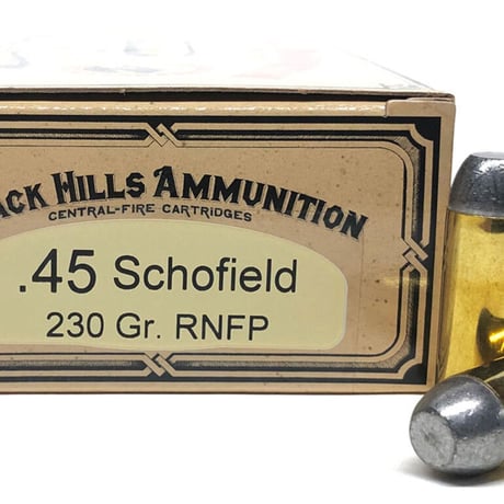 .45 SCHOFIELD 230 Grain LEAD RNFP HORNADY Case 1個
