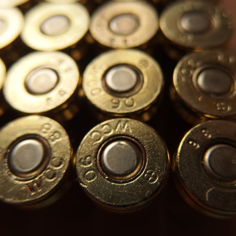 9mm NATO Once Fired Brass Primed Case 1個