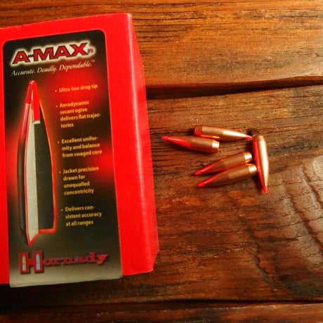 Hornady A-MAX 30 CAL .308" 168 Gr. 1個