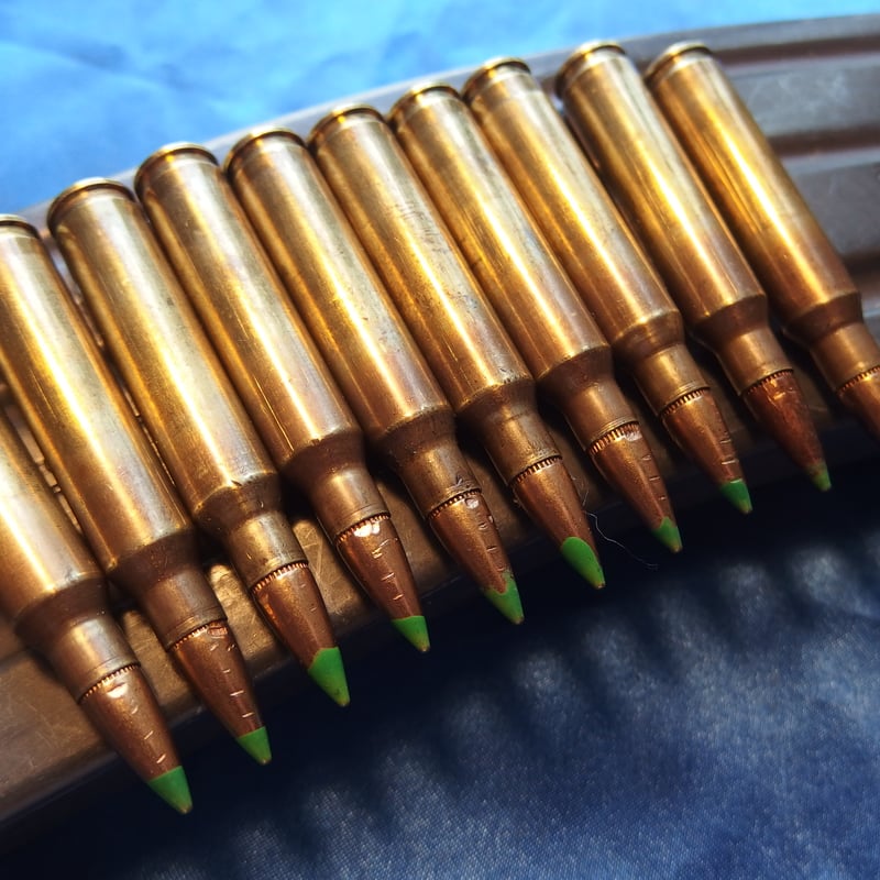 5.56x45 NATO M855 Green Tip 62 Gr. LC1X Case 1個