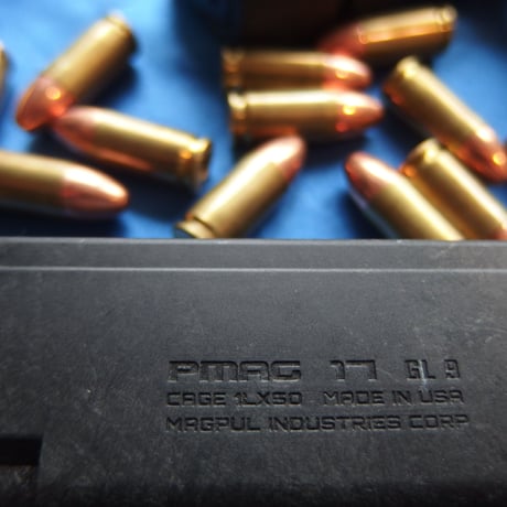 9mm LUGER 115 Grain RNFMJ Brass Case (GFL/RWS/WCC/WIN) 1個