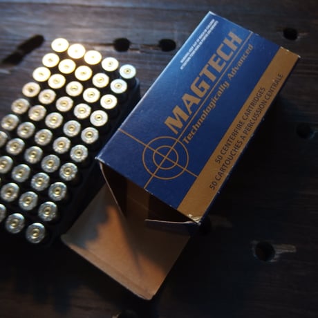 .357 MAGNUM MAGTECH Once Fired Case 45個と箱トレイ