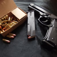 9mm NATO 120 Grain FMC Once Fired Brass Case Primed 1個