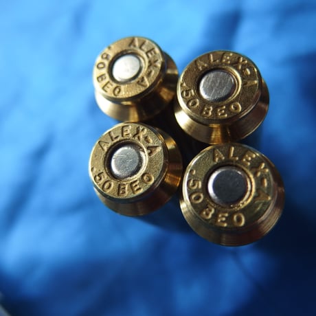 .50 Beowulf 400 Gr. Nickel JHP Alexander Arms Brass Nickel Primed 1個