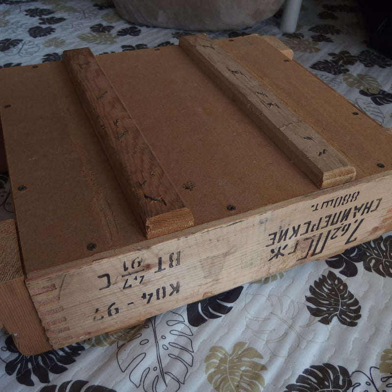 7.62x54R 7N1(Sniper rounds​) Spam can 付き木箱(5)