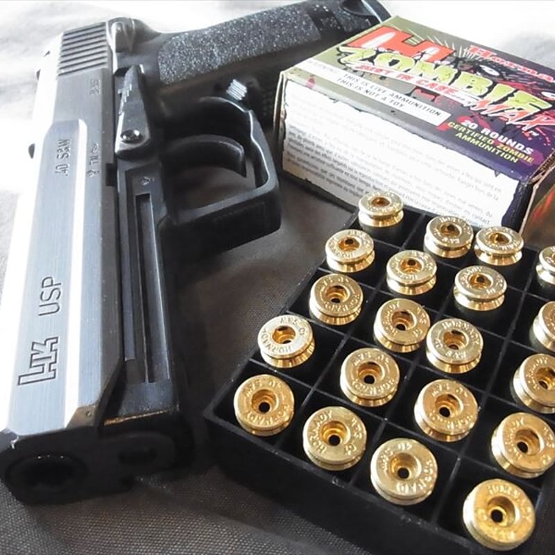 40 S&W ZOMBIE MAX 165GR Brass Case 20個、箱セット |
