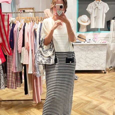 summer knit one-piece