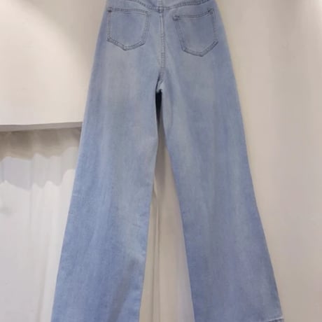 りぼんデニムパンツ
