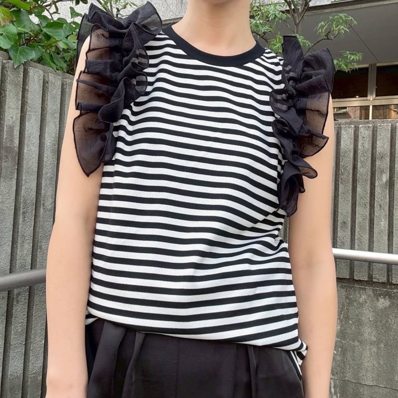 MICALLE MICALLE frill tops | UHURU