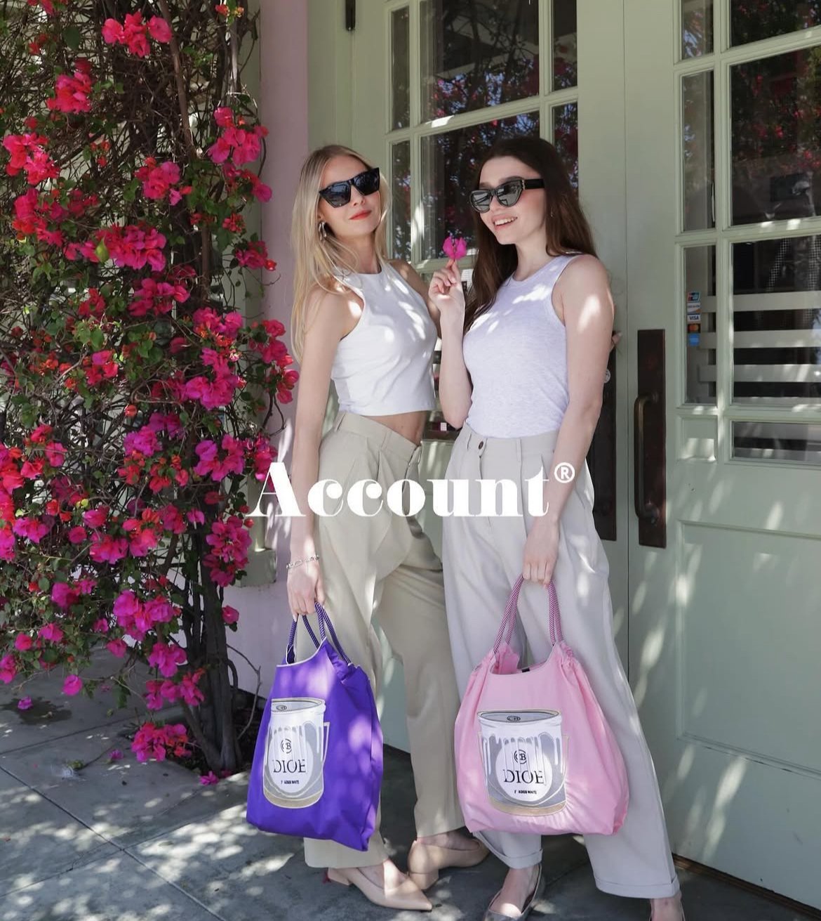 【Account PARIS】CL CAN TOTE BAG ◇グリーン◇ Account Paris CL CAN TOTE BAG | UHURU