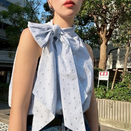 MICALlLE MICALLE ribbon tops