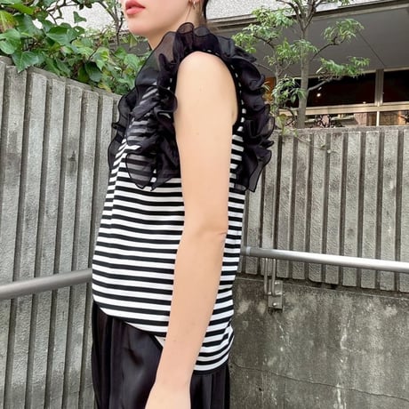 MICALLE MICALLE frill tops