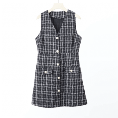 tweed one-piece